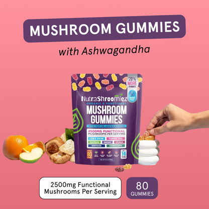 Nutrashroomiez: Mushroom Gummies with Ashwagandha